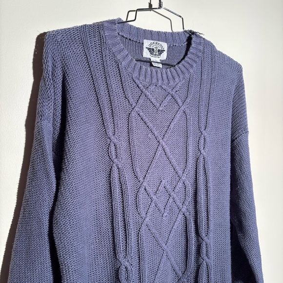 Vintage Dockers Linen/Cotton Cabled Sweater - Picture 3 of 11